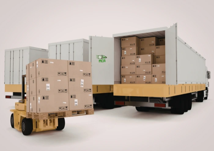 Moving company Abilene fully loaded truck ready for relocation services