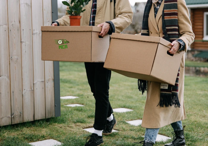 Trusting moving company professional movers safely handling household and office items